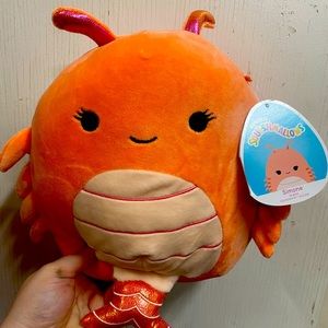 8” lobster squishmallow named Simone